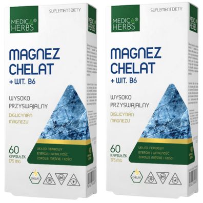 Magnesium Diglycinat Chelat Vitamin B6 Hochdosier Ohne Zusätze 175mg 120 Kapseln