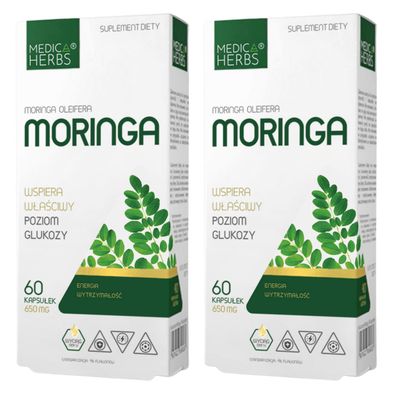 Moringa Oleifera Extrakt 4% Flavone Blutzucker Ohne Zusätze 650mg 120 Kapseln