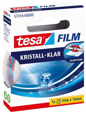 Tesa® 57316-00000-01 Klebefilm kristall-klar - Bandgröße (L x B): 33 m x 15 mm