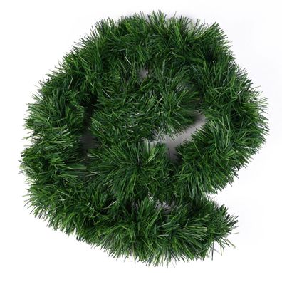 Weihnachtswunder® Weihnachtsgirlande grün 10 Meter Dekogirlande Ø 10 cm - Weihnachten