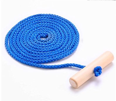 4x Schlittenseil blau 150 cm - Seil - Zugleine - Zugseil für Schlitten