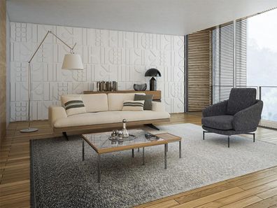 Wohnzimmer Sofa Set Dreisitzer Sofa Couch Design Sessel Modern Couchtisch Neu
