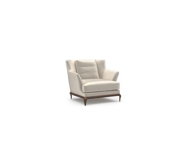Design Modern Weiß Sessel Wohnzimmer Polstermöbel Einrichtung Textil Neu
