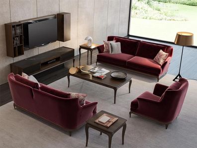 Luxus Neu Sofagarnitur Wohnzimmer Einrichtung Design Stoffsofa Sessel