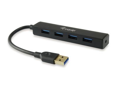 Equip 128953 Equip USB-Hub 4-Port 3.0 ->4x3.0 ohne Netzteil schwarz