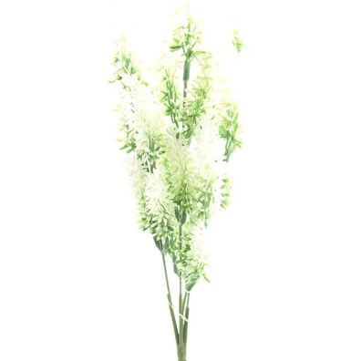 DPI Lavendel Blütenstiel Weiß ca. 34 cm - Kunstpflanzen