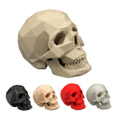 Totenkopf Edeldesign Geoformen Dekoration Skull Halloween Modernes Design