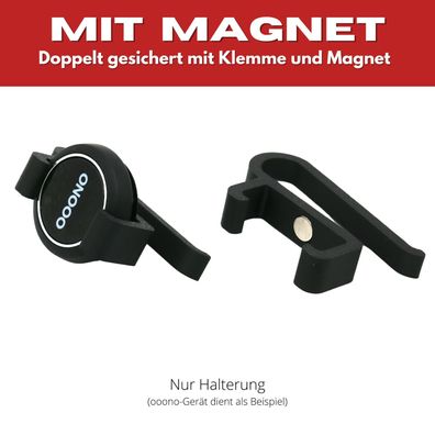 OOONO Original tools3d Halterung - Sonnenblende - Extra Fest Magnet - Schwarz