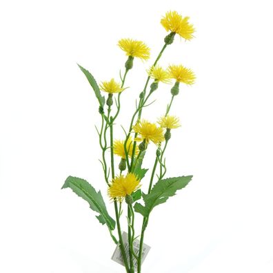 GASPER Mini-Disteln Gelb ca. 55 cm - Kunstblumen