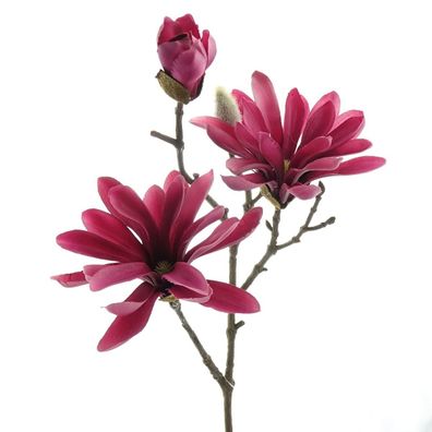 GASPER Sternmagnolie Pink dunkel 47 cm - Kunstblumen