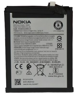 Original Nokia HQ430 TA-1333 TA-1340 TA-1288 Akku Accu Batterie Für Nokia 5.4 / 3.4