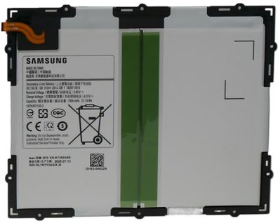 Original Samsung Galaxy Tab A6 10.1 EB-BT585ABE Akku Batterie T580 T585 7300mAh