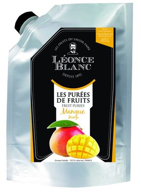 Leonce Blanc Mango Frucht-Püree 1kg süße indische Mango exotisches Fruchtpüree