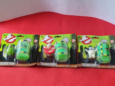 3 x seltene verschiedene Ghostbusters Slime Tub Sets in OVP !!! Neu !!!