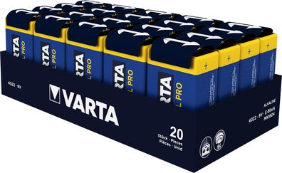 Varta Batterie Industrial Block 9V 6LP3146 20x im Karton