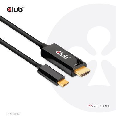 Club 3D CAC-1334 Club3D HDMI-Kabel A -> USB-C aktiv 4K60Hz 1,8m retail
