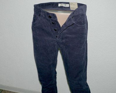 Lacoste HH275500Y4F Classic Jeans Cord Hose Slim Fit Cotton W30 W32 W40 L34 Navy