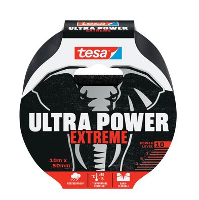 tesa tesa tesa® ULTRA POWER Extreme Gewebeband schwarz 50,0 mm x 10,0 m 1 Rolle