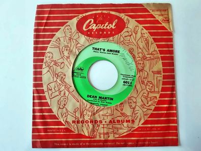 Dean Martin - That's amore/ Memories are made of this 7'' Vinyl US