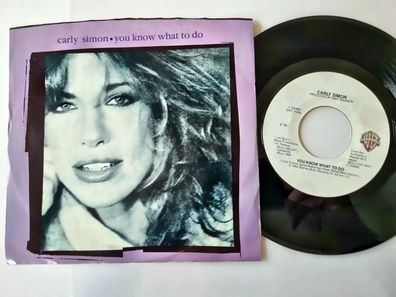 Carly Simon - You know what to do 7'' Vinyl US/ Veronika Fischer