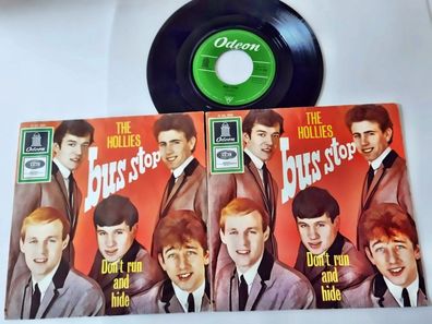 The Hollies - Bus stop 7'' Vinyl Germany 2 Different COVERS