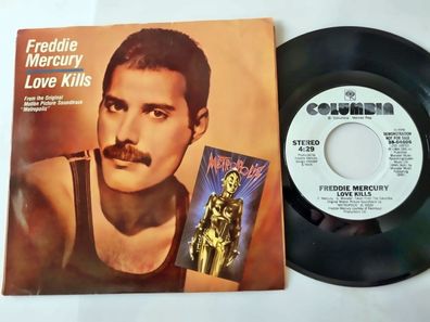 Freddie Mercury/ Queen - Love kills 7'' Vinyl US PROMO