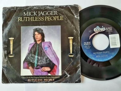 Mick Jagger - Ruthless people 7'' Vinyl US WITH COVER