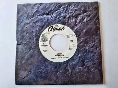 Queen/ Freddie Mercury - Breakthru 7'' Vinyl US PROMO