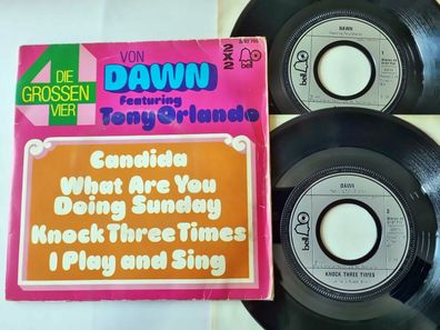 Dawn/ Tony Orlando - Die grossen Vier/ Candida/ Knock three times 2 x 7'' Vinyl