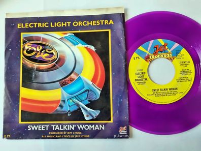 Electric Light Orchestra - Sweet talkin' woman/ Fire on high 7'' US PURPLE VINYL