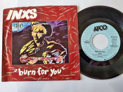 InXs - Burn for you 7'' Vinyl US WITH COVER PROMO