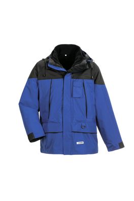 Twister Jacke Outdoor blau/ schwarz Größe XS