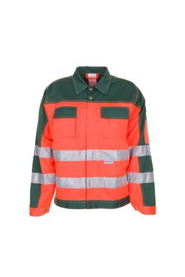 Bundjacke Warnschutz orange/ grün Größe 60