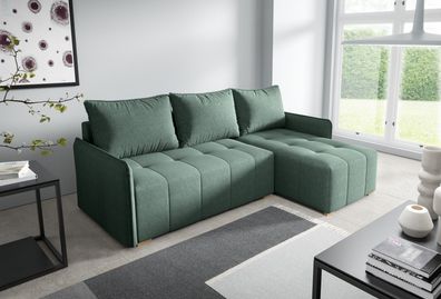 Eckschlafsofa Grenada Neve gewebter Stoff Neve 39