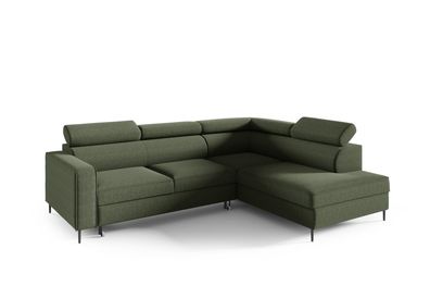 Eckschlafsofa Vero Neve gewebter Stoff Neve 39