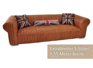 Clubsofa Northridge 3-Sitzer Columbia-Brown