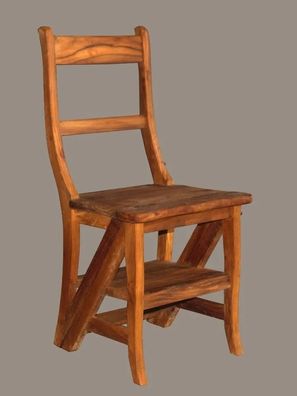 Franklin Chair Leiterstuhl - Treppenstuhl aus Teakholz geölt