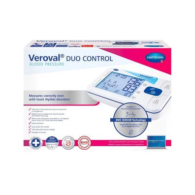 Hartmann Veroval® Duo Controll Blutdruckmessgerät | Packung (1 Stück) (Gr. M)