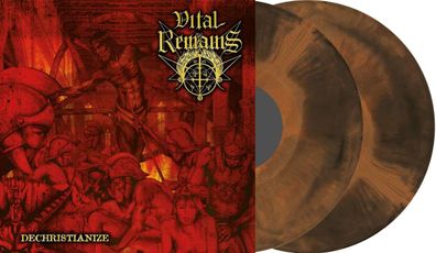 Vital Remains: Dechristianize (Limited Edition) (Orange/ Black Marbled Vinyl)