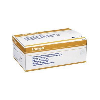 BSN medical Leukopor Rollenpflaster, 1,25 cm x 9,2 m - 1 Rolle - B0041M05I0 | Packung