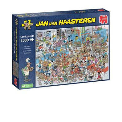 Jumbo Spiele 1110100311 Jan van Haasteren Die Bäckerei 2000 Teile Puzzle
