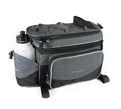Haberland Gepäckträgertasche Flexibag S grau schwarz 34x17x19cm 7 ltr