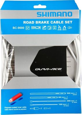 Shimano Bremszug-Set DURA-ACE polymerbeschichtet, VR HR, Set, weiß