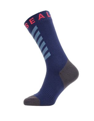 SealSkin Socken z Warm Weather Mid Length Gr. XL (47-49) Hydrostop navy/ grau/ rot