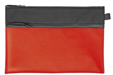 Veloflex® 2724 220 Reißverschlusstasche Velobag® Combi - Stoff, schwarz/ rot, 342 ...