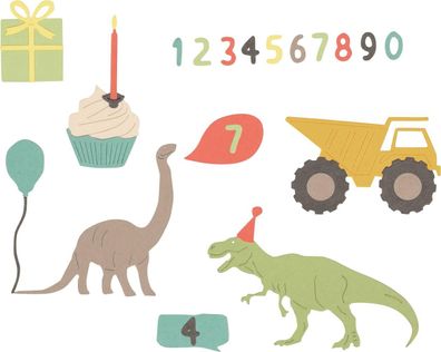 Sizzix 2118732590 ThinlitsDie Birthd.B