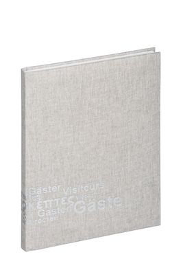PAGNA 30918-11 PAGNA Gästebuch Europa, (B)195 x (H)255 mm, 192 Blatt, beige