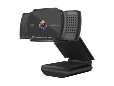Conceptronic AMDIS06B Conceptronic Webcam AMDIS 1080P(2K über Sof) AF (Web + Mic.)sw