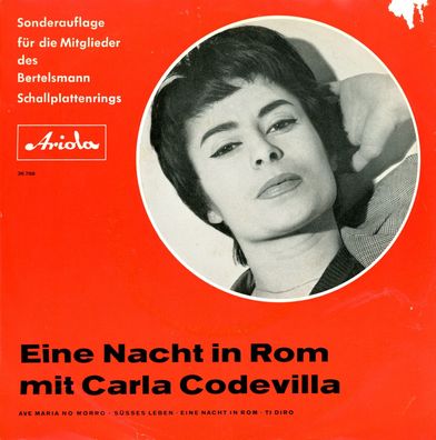 7" Carla Codevilla - Eine Nacht in Rom