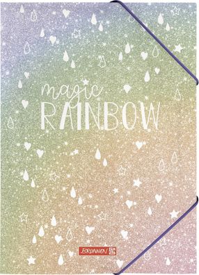 Brunnen 1041604222 Sammelmappe „Regenbogen“ Magic Rainbow, A4, max. Füllhöhe: 10 ...